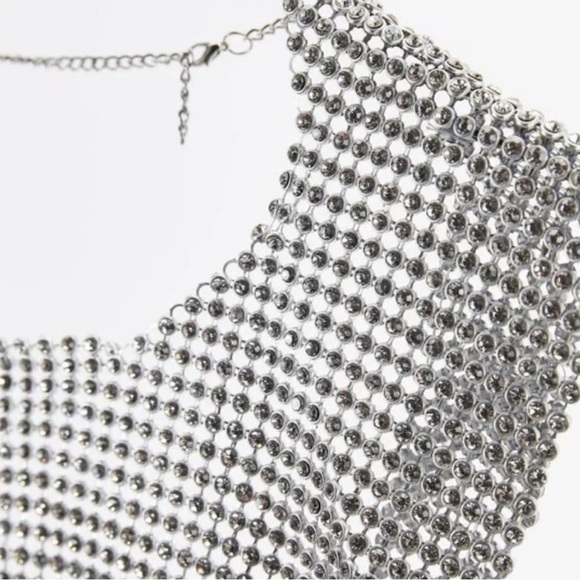 Zara Rhinestone Chic Top - Picture 4 of 7